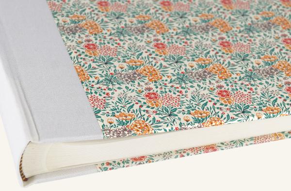 Nice photo album "Susi", orange yellow photo album, handmade